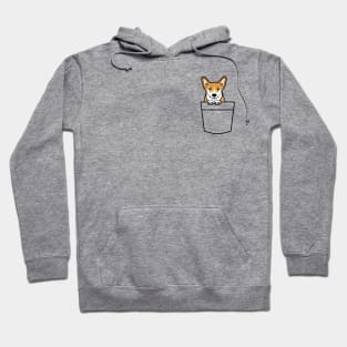 Pembroke Welsh Corgi in My Pocket Hoodie